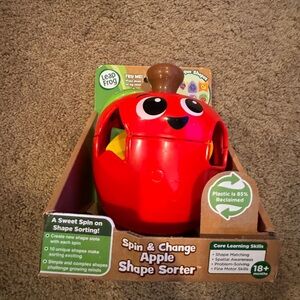LeapFrog Red Apple Shape Sorter
